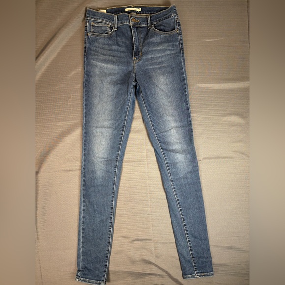 Levi’s 720 Super Skinny Jeans High Rise Size 29 x 32 | Stretch Denim | Clean Hem - Picture 2 of 6